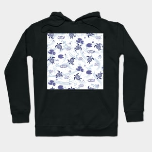 Oriental turtle pattern Hoodie